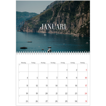 Fotokalender A3 Klassisk — Oändlig flykt