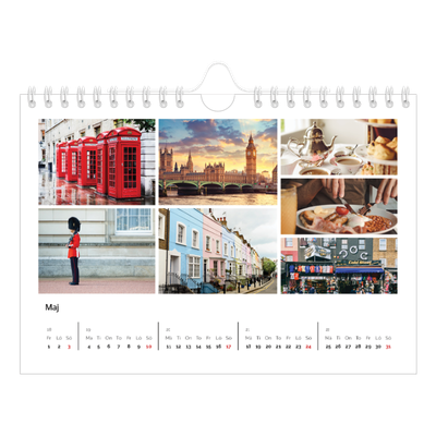 Fotokalender A5 Enkel — Bildgaller [omslag]