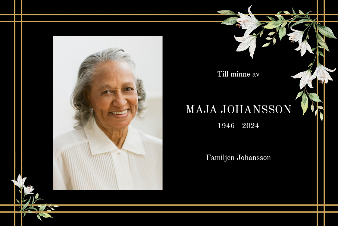 Tack — Blomsterramar