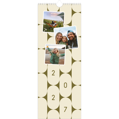 Fotokalender Smal  — Retro mönster [omslag]