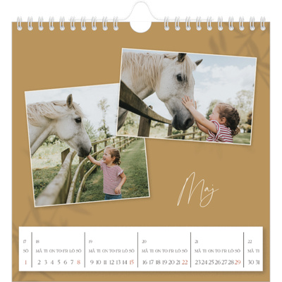 Årskalender kvadratisk — Jordnära [omslag]