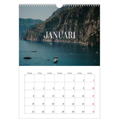 A3 Årskalender — Oändlig flykt [Januari]