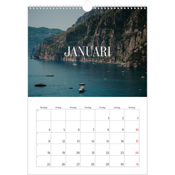 Fotokalender A3 Enkel — Oändlig flykt