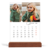 Skrivbordskalender med träställ - Stående — Ögonblicksbilder och skrift [Januari]