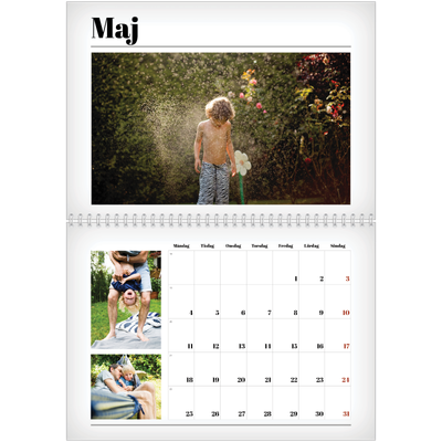 Fotokalender A3 Klassisk (30 x 40 cm) — Tidningsstil [omslag]