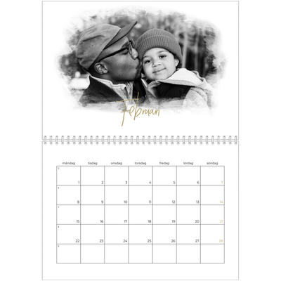 Fotokalender A3 Klassisk (30 x 40 cm) — Fotoeffekter [Februari]