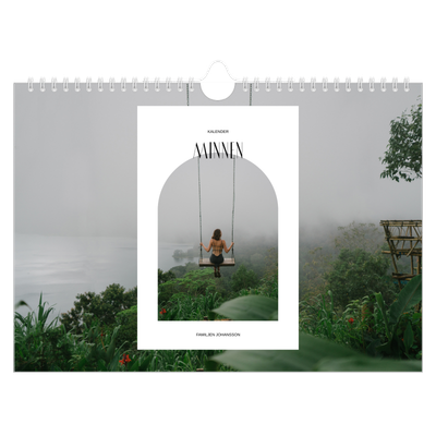 Fotokalender A4 Enkel — Det öppna valvet [omslag]
