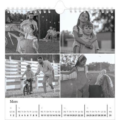 Årskalender kvadratisk — Bilder i fokus [Mars]