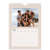 Fotokalender A5 Enkel — Kalender i jordtoner [Januari]