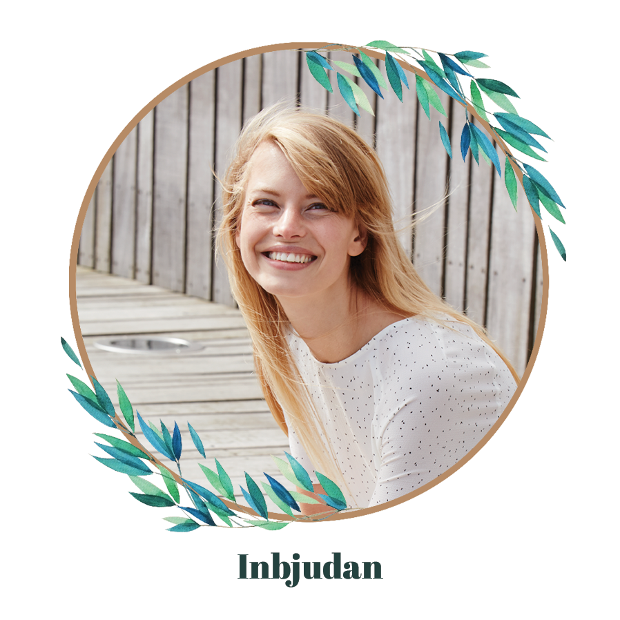 Inbjudningar — Eukalyptus vattenfärg