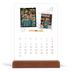 Skrivbordskalender med träställ - Stående — Scrapbook stil [omslag]