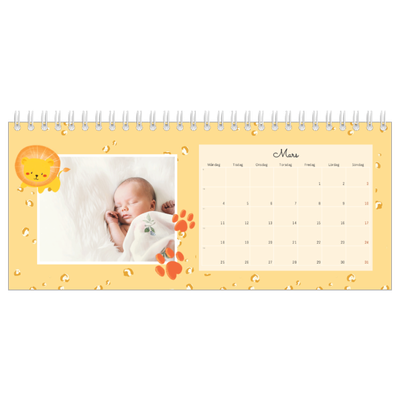 Skrivbordskalendrar — Söta djur [Mars]