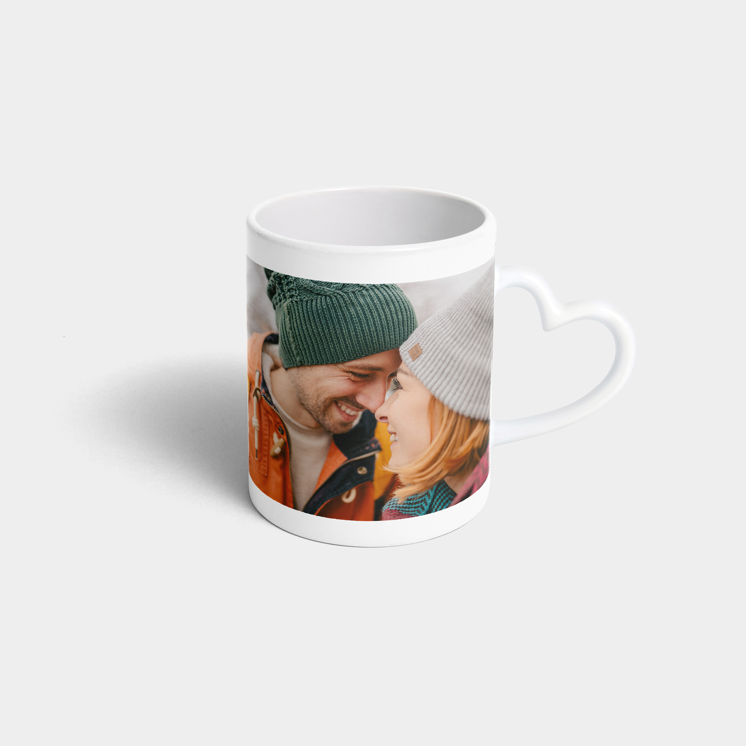 Mugg med hjärthandtag